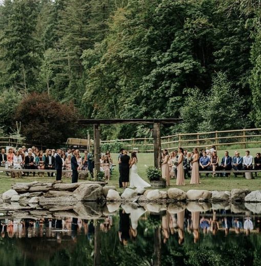 Ceremony by Pond