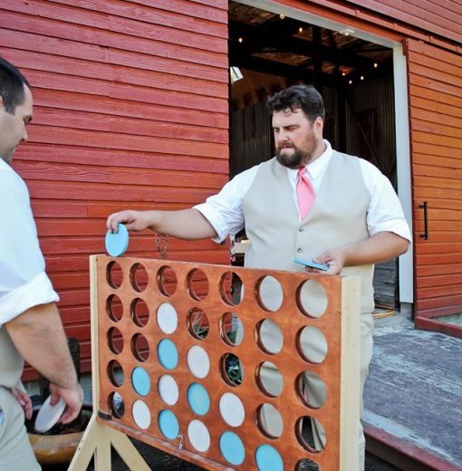 Giant Connect 4 at the Barn