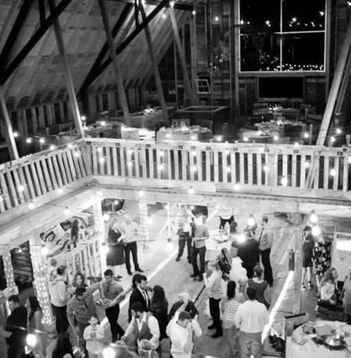 Barn Inside at Night