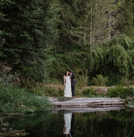 Pond Portraits on Log