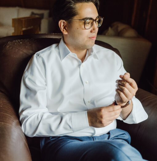 Portrait in Groomsmen Area