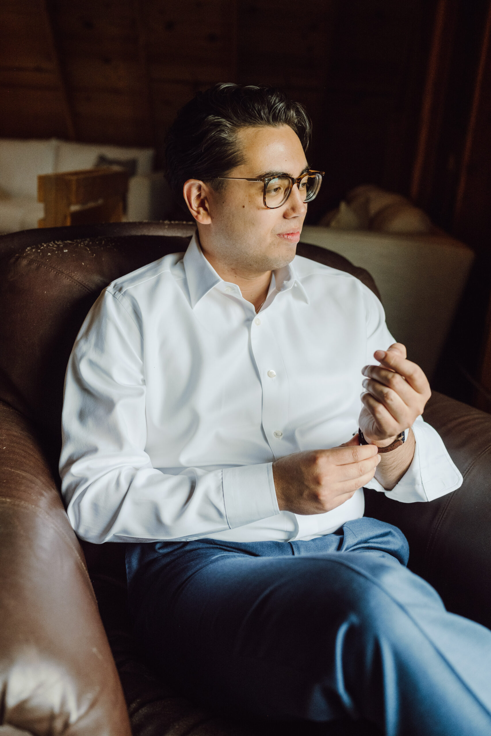 Portrait in Groomsmen Area