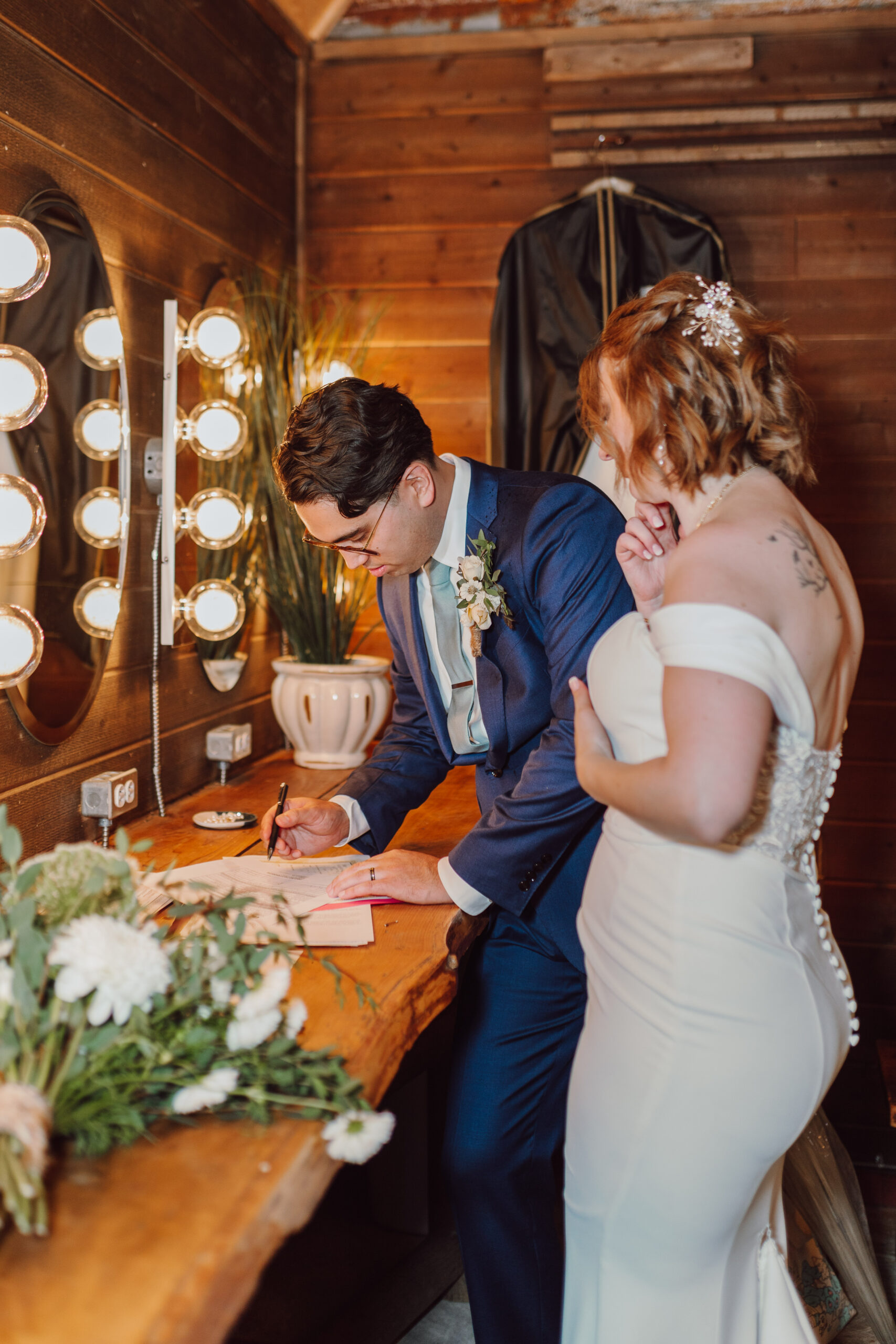 Marriage Certificate in Bridal Suite