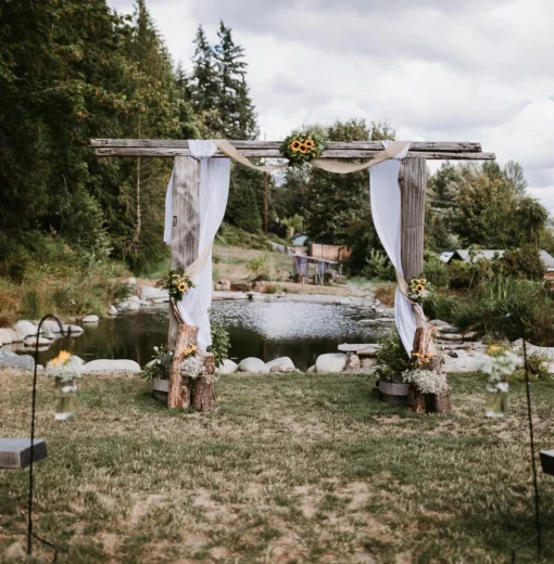 Ceremony Archway Sunflowers