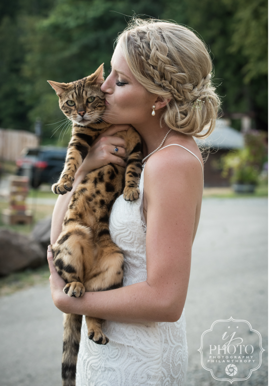 Portrait with Farm Cat