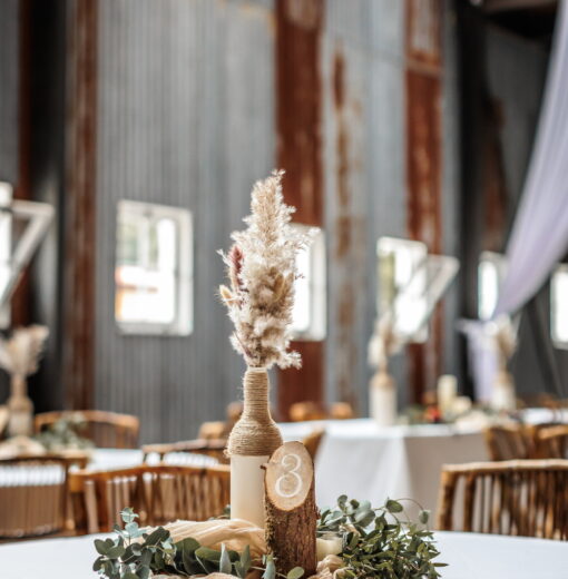 Centerpieces on Round Tables