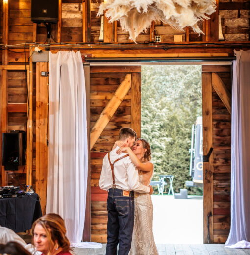 First Dance in Barn