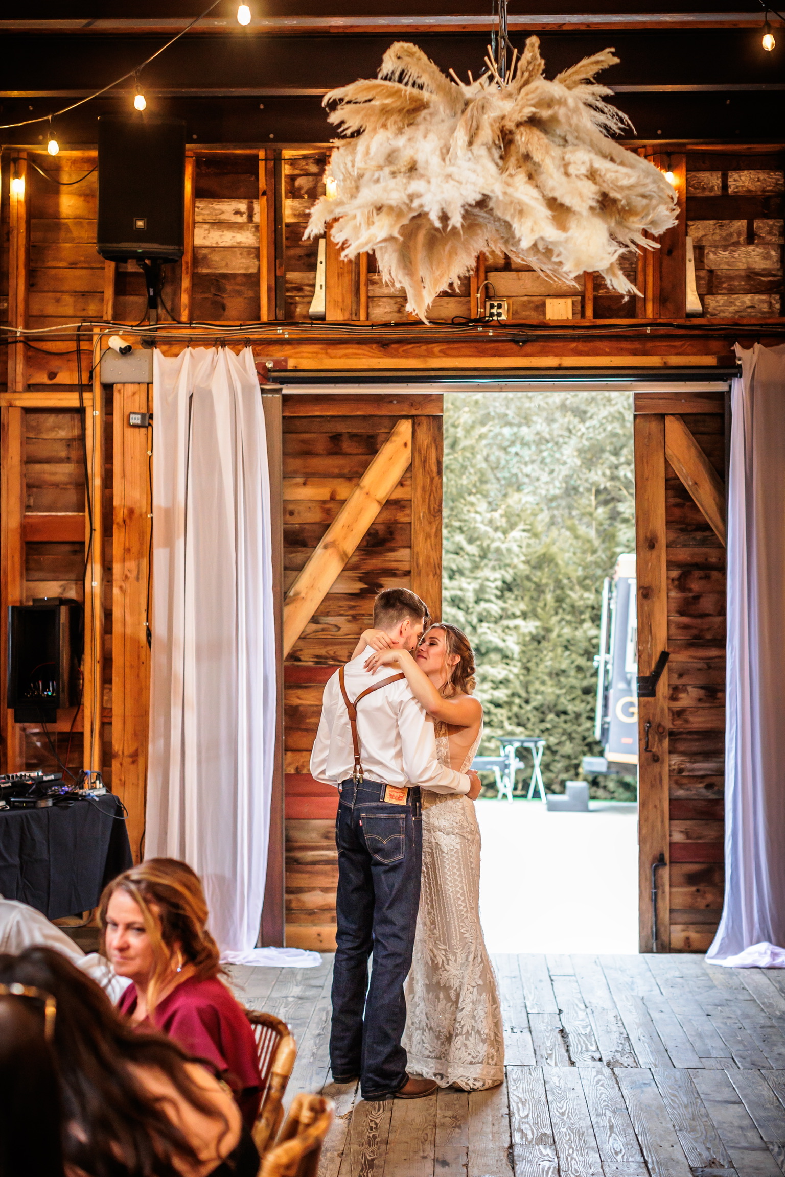 First Dance in Barn