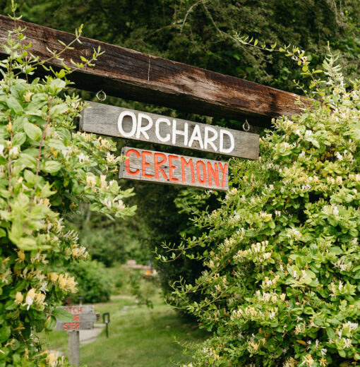Orchard Ceremony Pathway by @ImagesbyBri